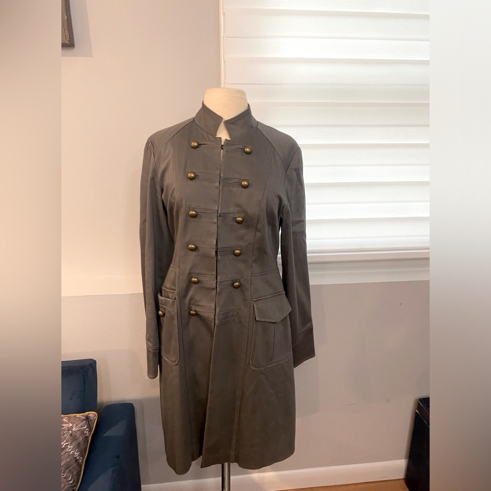 Bloomingdales Utility military style coat (6)